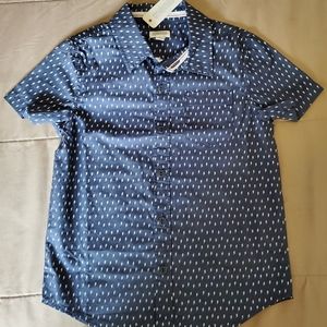Gyboree Kid Boy Lightning Bolt Button Down Shirt